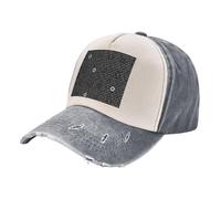 JBYJBX Supernatural Inspiration Print Vintage Style Washed Baseball Cap Adjustable Dad Hat with Classic Brim Unisex Hat, Gray, One size
