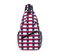 JBYJBX Texas State Flag Print Unisex Cross Chest Bag Diagonal Sling Backpack Capacity For Travel Hiking Daily Use