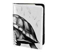 JBYJBX Turtle Write Print Passport 5.5in Travel Document Lightweight Wallet Men Women Business Leisure Trips