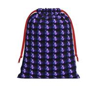 JBYJBX White Purple Butterflies Print Convenience Drawstring Gift Multipurpose Pouches Daily Storage Travel Essentials
