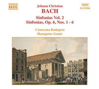 JC Bach: Sinfonias, Vol.2