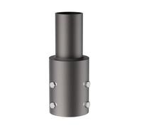 JC-LGL 3 Inch Round Pole Tenon Slip Fitter Adapter, Heavy Duty Steel, Top Pole Tenon with 2 3/8" Slip Fit Mount, Corrosion Resistant, Easy Installation, for Outdoor Area Lighting,LED Parking Lot Light