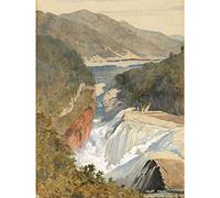 Jc Richmond Te Reinga Falls Of The Wairoa Hawkes Bay Großer Kunstdruck Poster Wanddekoration Premium Wandbild