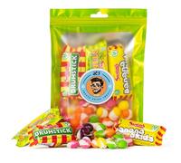 JC’s Freeze Dried Sweets - Crunchy Halal Freeze Dried Candy & Fruit | Sweet & Sour Dry Sweets | Freezy Sweet Bundle | Green Mix