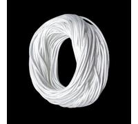 Jc.upin 20 Mtrs Nylon Cord - 2mm White Blind String Line for Curtain Lacing Replacement, Picture Wire Hanging, Multifunction Rope Canvas