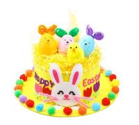 Jc.upin Easter Bonnet Kit - Children's DIY Hat Decoration Set, Party Favors, Handmade, Make Your Own for Craft Supplies (Yellow), 20221228S139DIYCM
