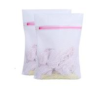 Jc.upin Mesh Washing Bags for Laundry,Bra Shoe Sock Trainer Net Delicates Laundry Bag with Premium Zipper (2 SET)