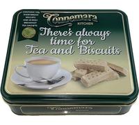 JC Walsh and Sons Connemara Irish Tea & Shortbread Biscuits Combo - 20 Tea Sachets & 5.29oz Butter Cookies in Reusable Tin - Gift for Tea Lovers (Breakfast Tea & Biscuits)