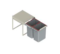 (JC602) Recycle Waste Bin SOFT CLOSE 400mm Unit - 40L
