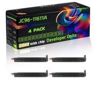 JC96-11611A Compatible for Samsung Developer Units with Chip MultiXpress SL-X4250LX Printers (4 Pack Black)