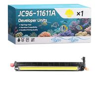 JC96-11611A Developer Units Compatible for Samsung MultiXpress SL-X4250LX SL-X4300LX Printers, High-Definition Printing Effect with Chip, 80000 Pages (1 Pack Yellow)