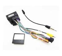 JCAKES 16 Pin To Quadlock Wiring Harness CANBUS Decoder Box Car Quad Lock Cable Adapter For Peugeot 2008 3008 308 307 For Citroen C5 C4 C3 (Color : With antenna adapter)