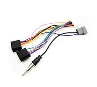 JCAKES Car Radio Wiring Harness 20P Head Unit ISO Connector Antenna Plug Cable Adapter For Nissan For Qashqai J10 Versa Cube Sentra X-trail