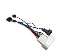 JCAKES Radio Wiring Harness 16Pin Plug To 24 Pin Head Unit Audio Connector Cable Adapter For Honda For CRV For Accord Fit CRZ For Pilot Insight