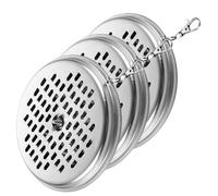 Jcasbdn 3PCS Mosquito Coil Holder, 5.7" Fireproof Mosquito Coils Holder Built-In Double-Sided Teeth, Hanging Portable Incense Burner for Backpack Belt, Garden Camping Hiking Fishing Outdoor