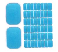 Jcasbdn 50Pcs Gel Pads High Conductivity Low Irritation Muscle Stimulator Pads ABS Stimulator Abdominal