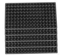 Jcasbdn 5PCS Seed Starting Trays 200 Cell Plant Starter Trays Reusable 1.4" Deep Seedling Plastic Planting 20.9x11
