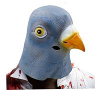 Jcasbdn Pigeon Mask, Latex Full Head Bird Mask With Air Holes, Pigeon Halloween Costumes For Halloween Costume Party Cosplay