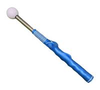 Jcasbdn Retractable Golf Swing Training Aid Rhythm Click Sound Warm Up Golf Grip Trainer with Comfortable Grip Strength Tempo Training