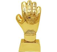 Jcasbdn Soccer Trophy, 5x3x8 Inch Resin Golden Glove Trophy, The Golden Glove for Match Sports, Spelling Bee Championships, Tournaments, Competitions