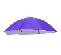 Jcasbdn Umbrella Hat Waterproof UV Protection Head Umbrella Adjustable Lightweight Fishing Hat with Elastic Band for Adults