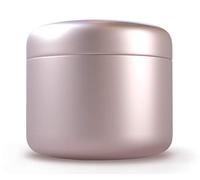 JCASE Sturdy Stash Metal Tin, Airtight, Waterproof, Diameter 55 x 46 mm, UV Light Protected Box for Pills, Herbs and Spices (Rose)