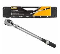 JCB 1/2" Mechanical Torque Wrench 40-220Nm - Adjustable Torque Spanner with Reversible Ratchet, Steel Construction & Carry Case - Automotive, Workshop & Machinery Maintenance