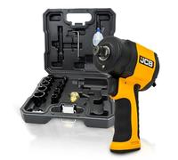 JCB 1⁄2'' Square Drive Air Impact Wrench with Socket Set, 610 / 1200Nm Working Torque | JCB-RP9515-KIT