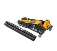 JCB 1.5 Tonne Low-Profile, Double-Pump Aluminium Automotive Trolley Jack | 3 Year Warranty