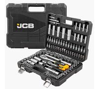 JCB 108 Piece Automotive Socket and Bit Set, Chrome Vanadium Steel | 3 Year Warranty