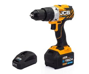 JCB 118BLCD-5X-B 18V Brushless Combi Drill with 5Ah Battery & Charger