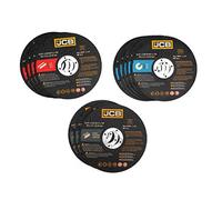 "JCB - 12 Piece Cutting Disc Set | 4-1/2"" Discs | Suitable for Cutting Various Materials, Storage Tin and Various Graded Bonded Abrasive Discs Included" (JCB-PTA-CD12-NA)