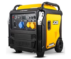 JCB 12kW Petrol Inverter Generator | 115V/230V Dual Voltage, 11kW Maximum Output, Electric Start, High-Output Petrol Inverter Generator, 3 Year Warranty