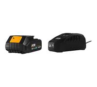 JCB - 18V 2.0Ah Rechargeable Lithium-ION Battery & 2.4A Fast Charger - JCB Power Tools - Lithium Battery - Rechargeable Battery...