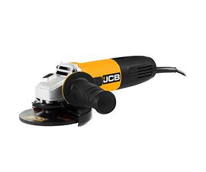 JCB 18V 850W Corded Angle Grinder, Wired, 125mm Discs, Anti-Vibration & 2 Position Side Handle, Adjustable Guard, 11500rpm, Ergonomic Design, 3 Year Warranty