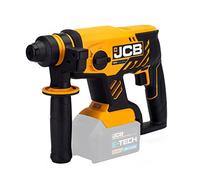 JCB 18v Brushless SDS Rotary Hammer Drill, Bare Unit, Multi - positional Side Handle, 4 - Functions, Rotary Stop Mode, 1400 RPM, 4-Function Performance 3 Year Warranty