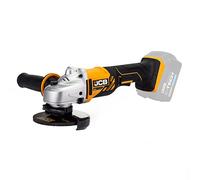 JCB 18v Cordless Angle Grinder, Bare Unit, 115 mm Blade Diameter, 3 Position & Anti-Vibration, Tool - Free Adjustable Guard - 3 Year Standard Warranty