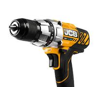 JCB 18v Drill Driver with 4.0ah Lithium-ion Battery and 2.4a Fast Charger, Variable Spped, Led Light, 16+1 Position Torque, Belt Clip, 3 Year Warranty