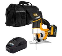 JCB 18V Jigsaw 1x4.0Ah Lithium-Ion Battery and charger in 20" kit bag : 21-18JS-4X-BG
