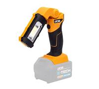 JCB - 18V LED Inspection Light - 220 Lumens - Folding Feature, Swivel Head: 0-270° - with Hanging Hook - 12 Hour Lifespan with JCB 5.0Ah Battery
