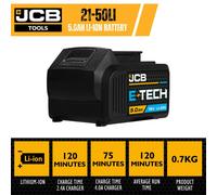 JCB 18V Li-Ion Battery 5.0AH Replacement Spare Lithium Ion