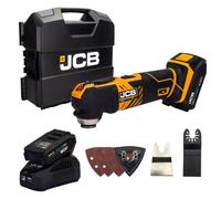 JCB 21-18MT-2-WB 18V Multi-Tool with 2x 2.0Ah batteries in W-Boxx 136 power tool case