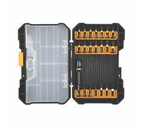JCB 21 Piece Impact Drill Bit Set, Steel, Universal Fit, Phillips, Pozi and Torx, Adapter & Quick Lock Function - S2 Grade Steel