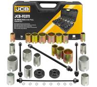 JCB 26 Piece Press and Pull Sleeve Kit, Universal Fit Set of Tools for Replacing Silent Blocks, Bushings and Bearings