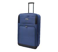 JCB 28" Large Suitcase, Lightweight Case with Telescopic Handle, Family Case, Trolley Bag Case - Navy - 29"