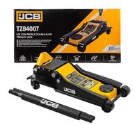 JCB 3.5 Tonne Hydraulic Jack, Low-Profile, Quick-lift, Double-Piston