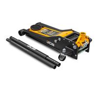 JCB 3 Tonne Automotive Low-Profile Double-Pump Trolley Jack, 505mm Max.Height | 3 Year Warranty