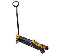 JCB 3 Tonne Hydraulic Long Trolley Jack, Heavy-duty, 525mm Max. Lift for Heavy-duty Automotive Tasks, Rotating Rear Wheels, 3 Year Warranty