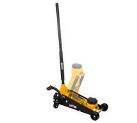 JCB 3-Tonne Hydraulic Trolley Jack, 145-500mm Lift Height, Steel Frame