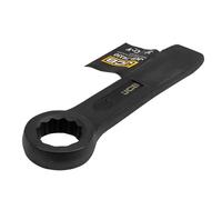 JCB 30mm Single Ring Slogging Spanner, Heavy-Duty Impact Ring Spanner, Chrome Vanadium Steel, Industrial Hand Tool